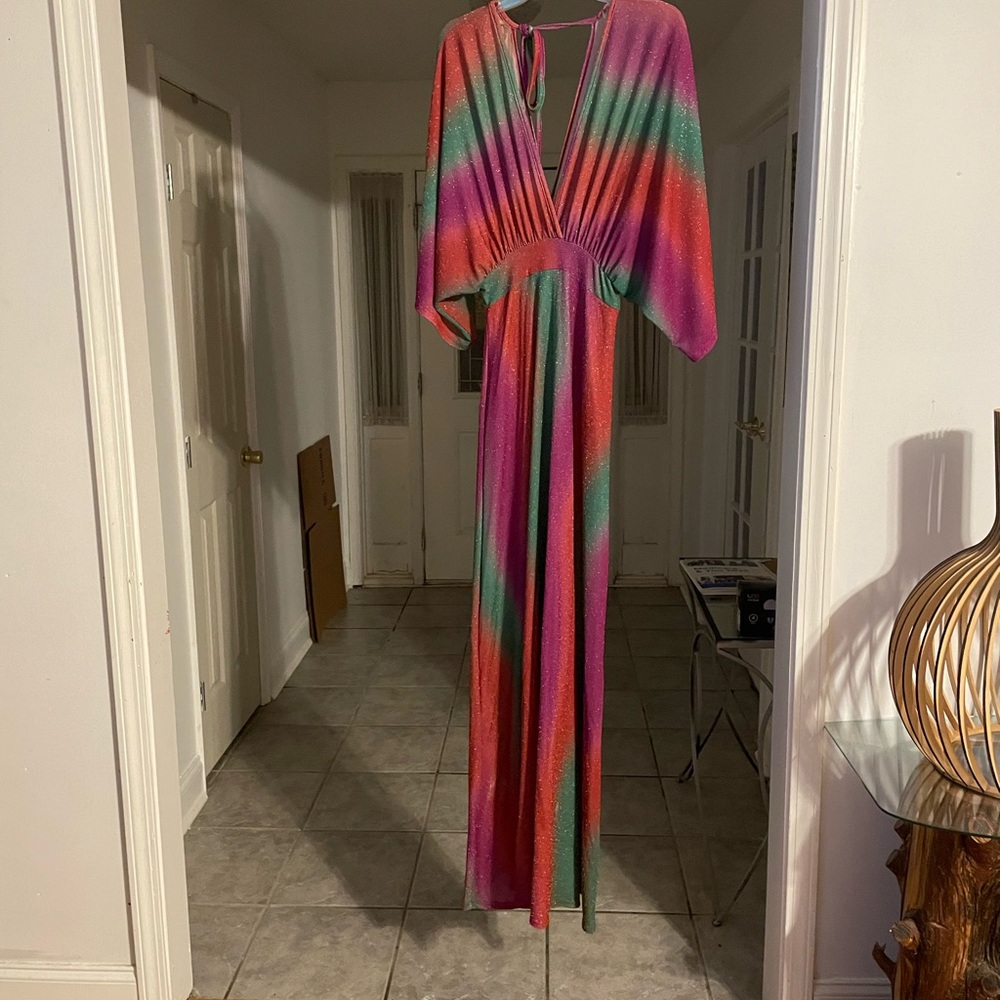 Colorful maxi dress